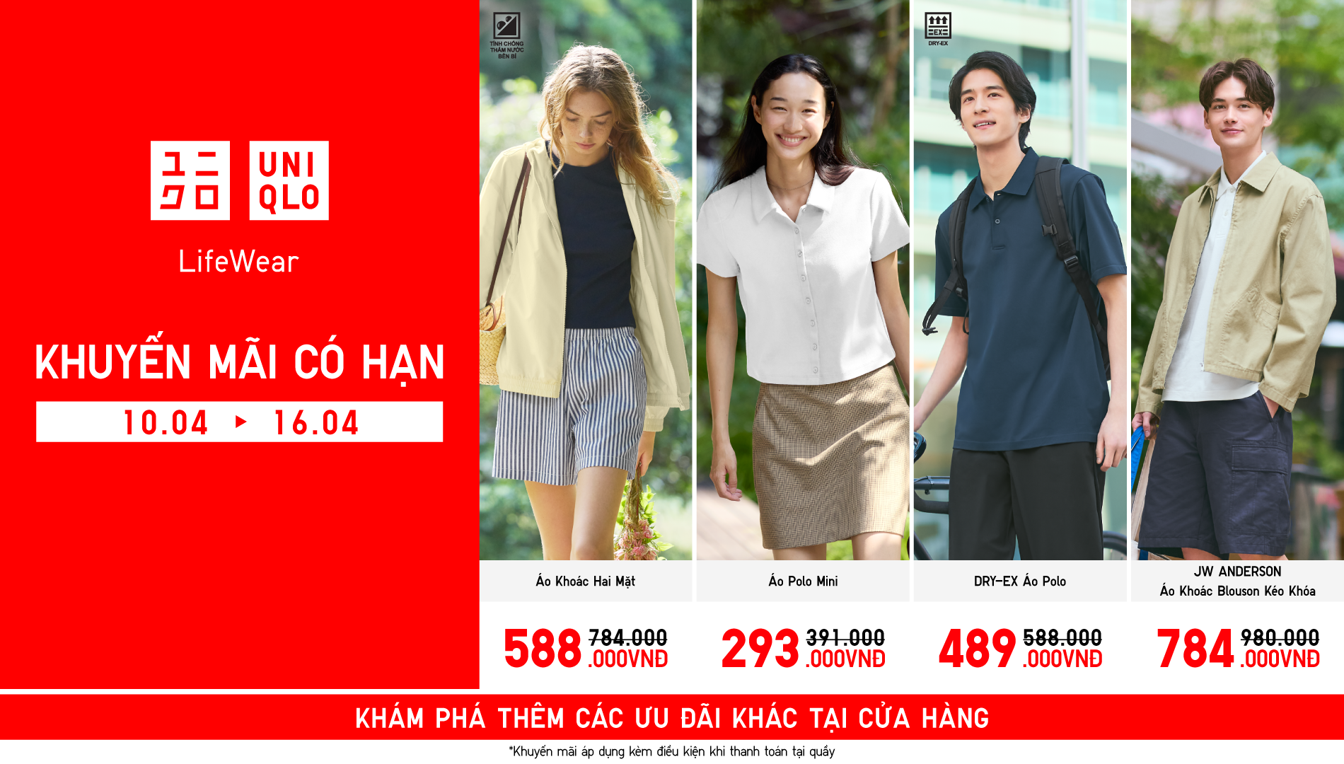 WELCOME TO A DYNAMIC SUMMER WITH LIMITED-TIME PROMOTIONS FROM APRIL 10TH TO APRIL 16TH