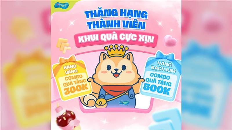 THĂNG HẠNG THÀNH VIÊN – THÊM QUÀ ĐẦY “VÍ”