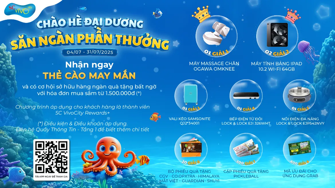 CHƯƠNG TRÌNH “CHÀO HÈ ĐẠI DƯƠNG – SĂN NGÀN PHẦN THƯỞNG”