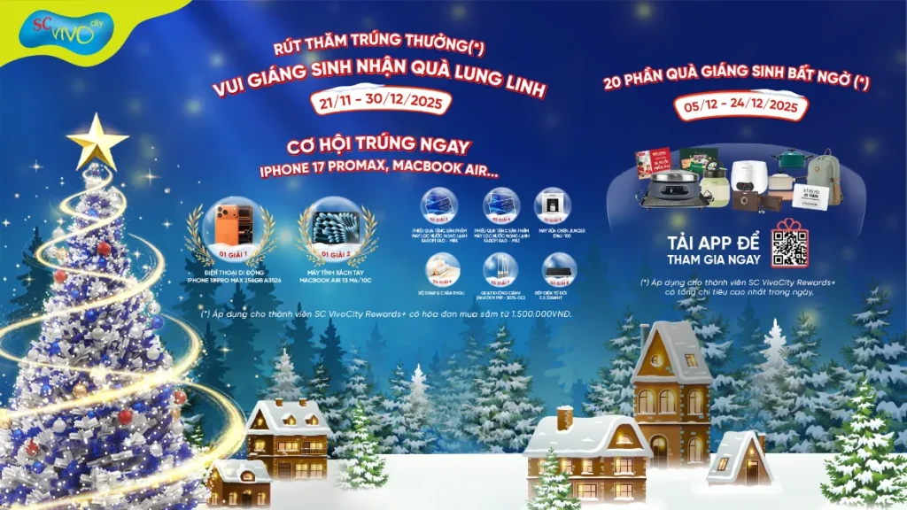 RESULTS OF LUCKY DRAW “VUI GIÁNG SINH – NHẬN QUÀ LUNG LINH” (JOYFUL CHRISTMAS – SHINY GIFTS”