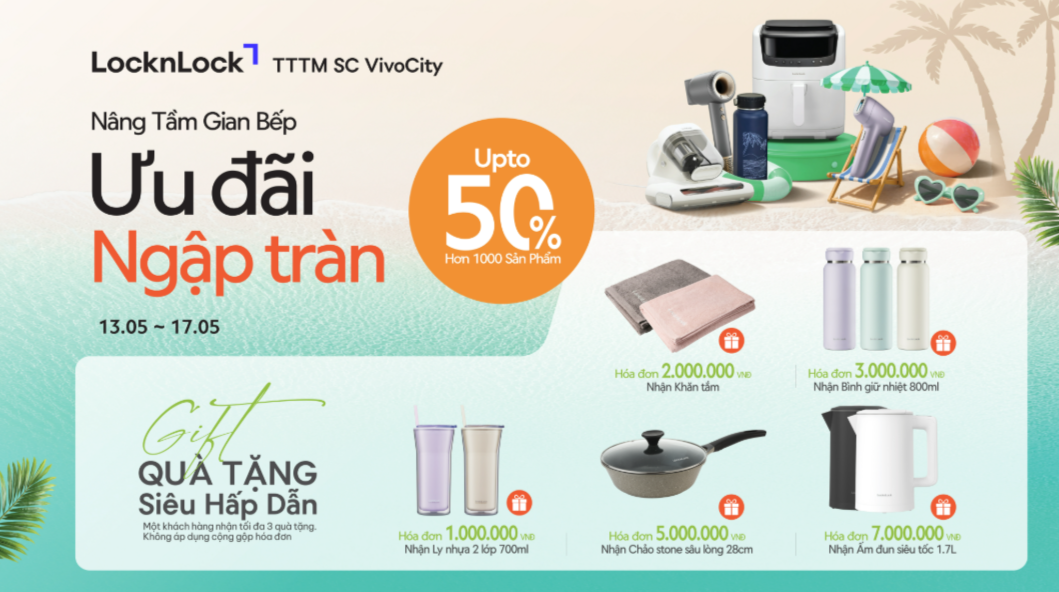 POP-UP LOCKNLOCK CỰC HOT TẠI SC VIVOCITY