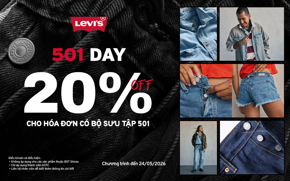 LEVI’S || EXCLUSIVE DEAL FOR EXCLUSIVE 501® DAY