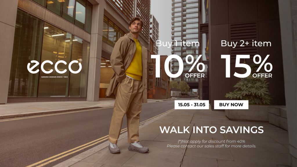 ECCO | WALK INTO SAVINGS – EXCLUSIVE MAY OFFER