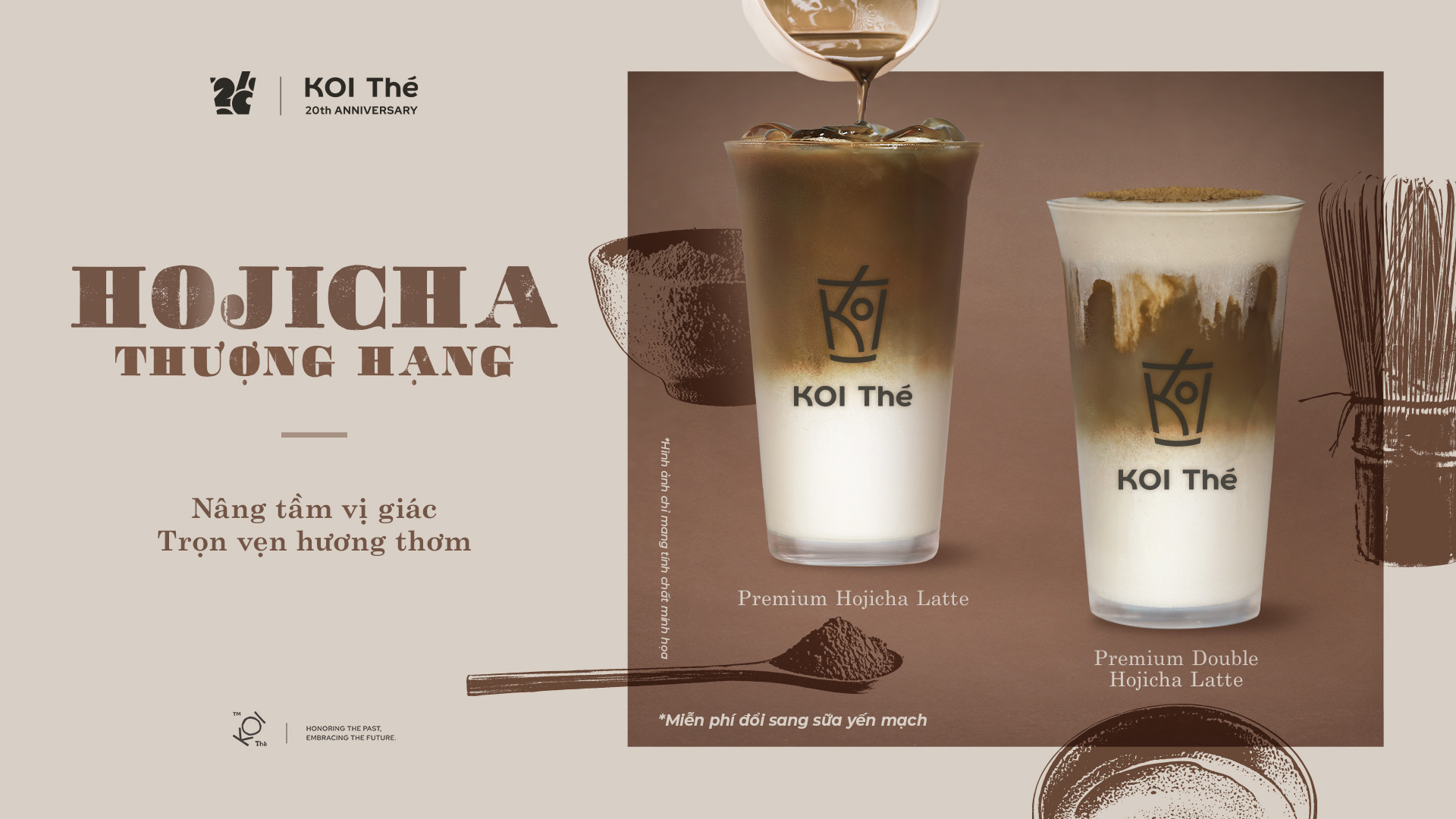 KOI THÉ – Hojicha Thượng Hạng