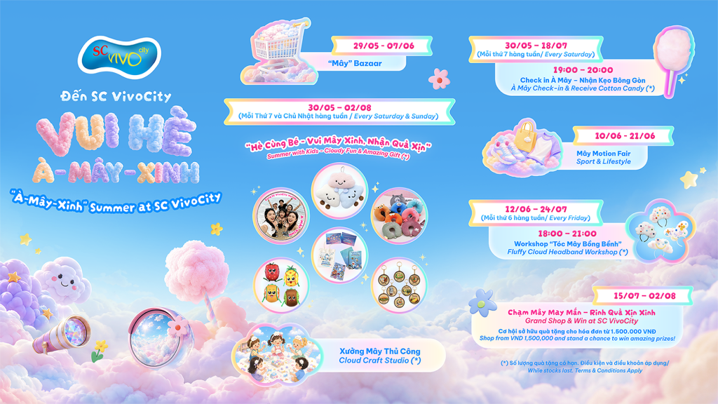 LẬP KẾ HOẠCH VUI HÈ À-MÂY-XINH TẠI SC VivoCity