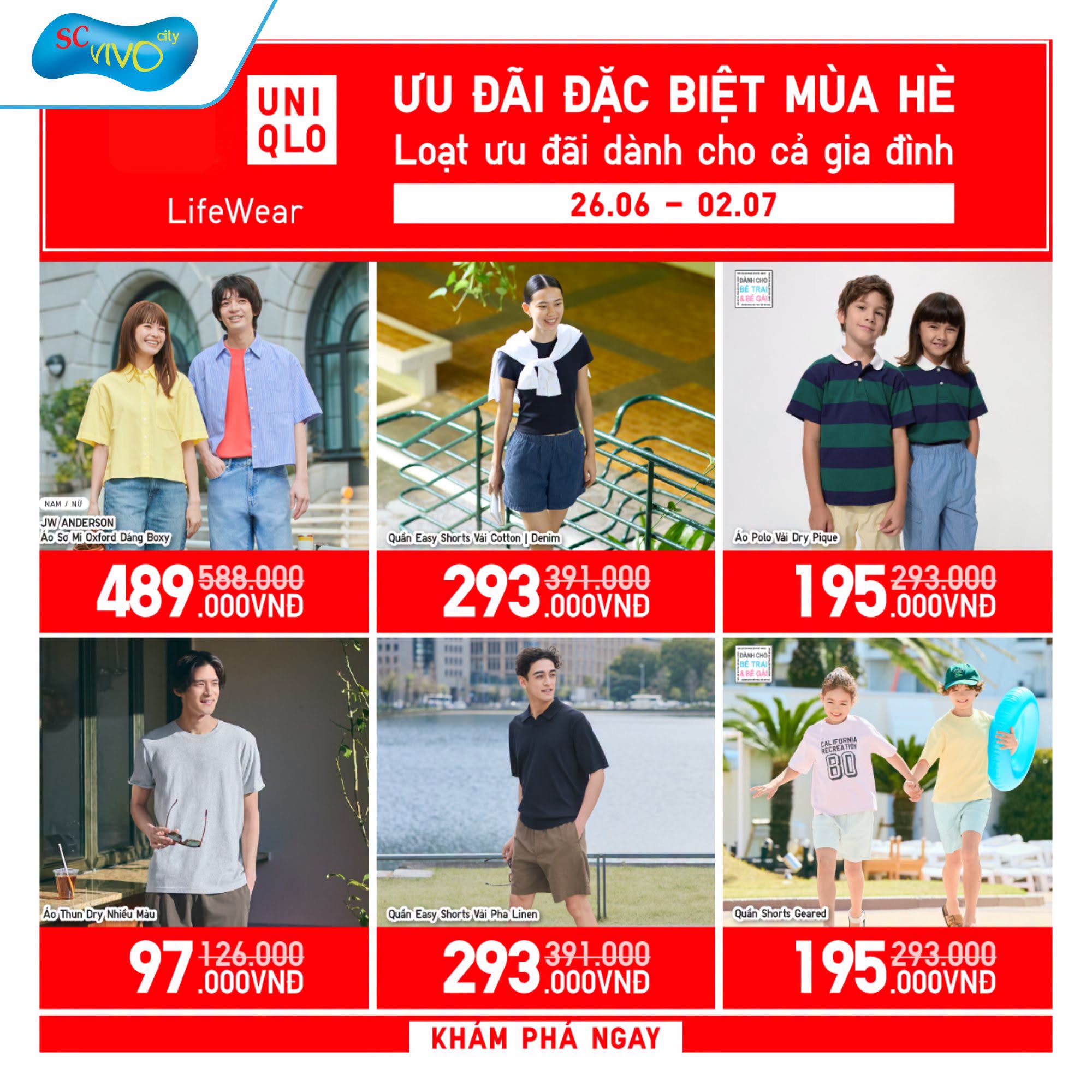 SUMMER LIMITED OFFERS FROM JUST VND 97,000 AT UNIQLO