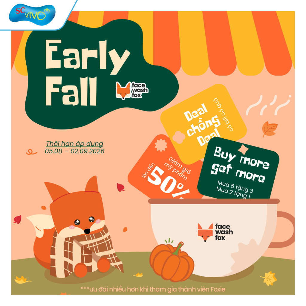 Face Wash Fox – CHÀO THU, RẠNG RỠ LÀN DA