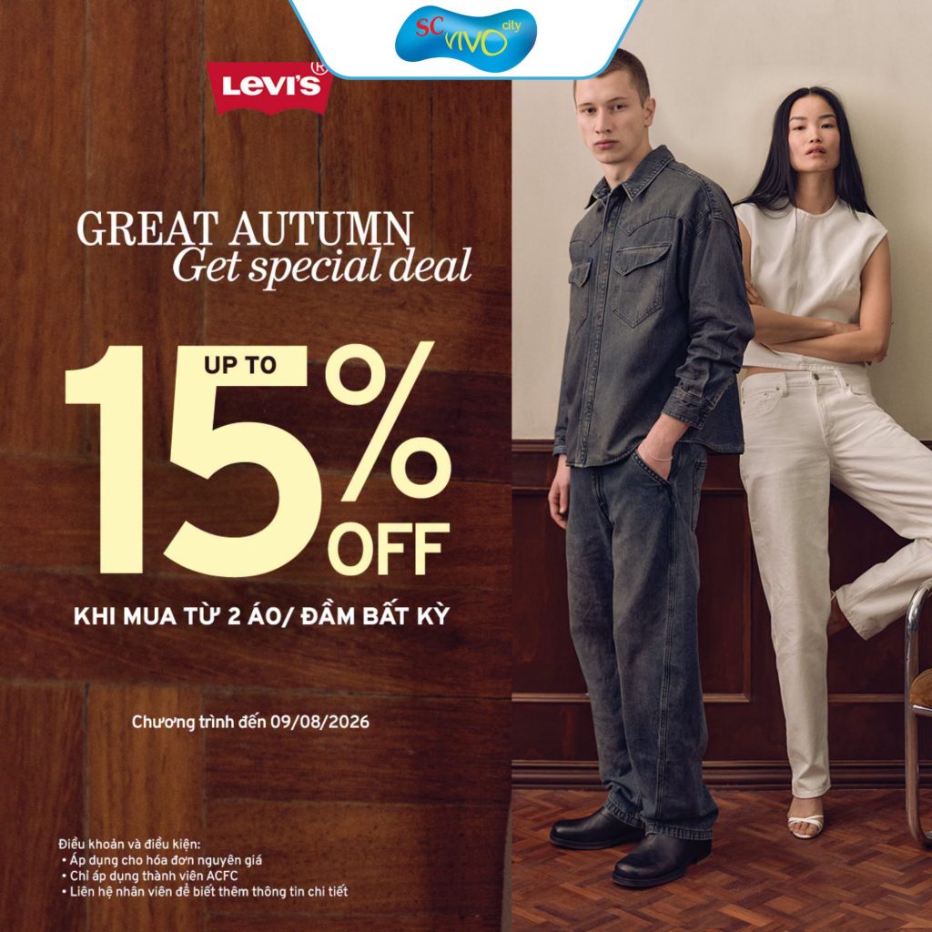 LEVI’S DEAL HỜI THÁNG 8