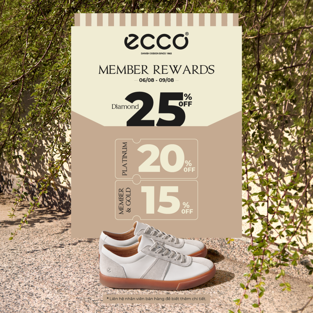ECCO – EXCLUSIVE REWARDS FOR OUR VALUED MEMBERS