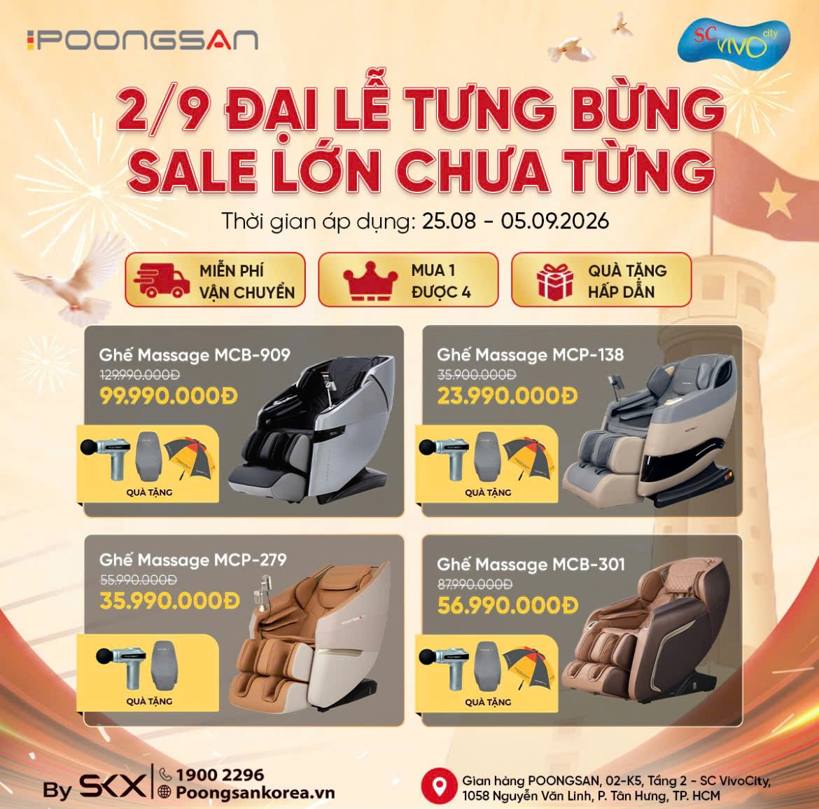 ƯU ĐÃI MỪNG ĐẠI LỄ