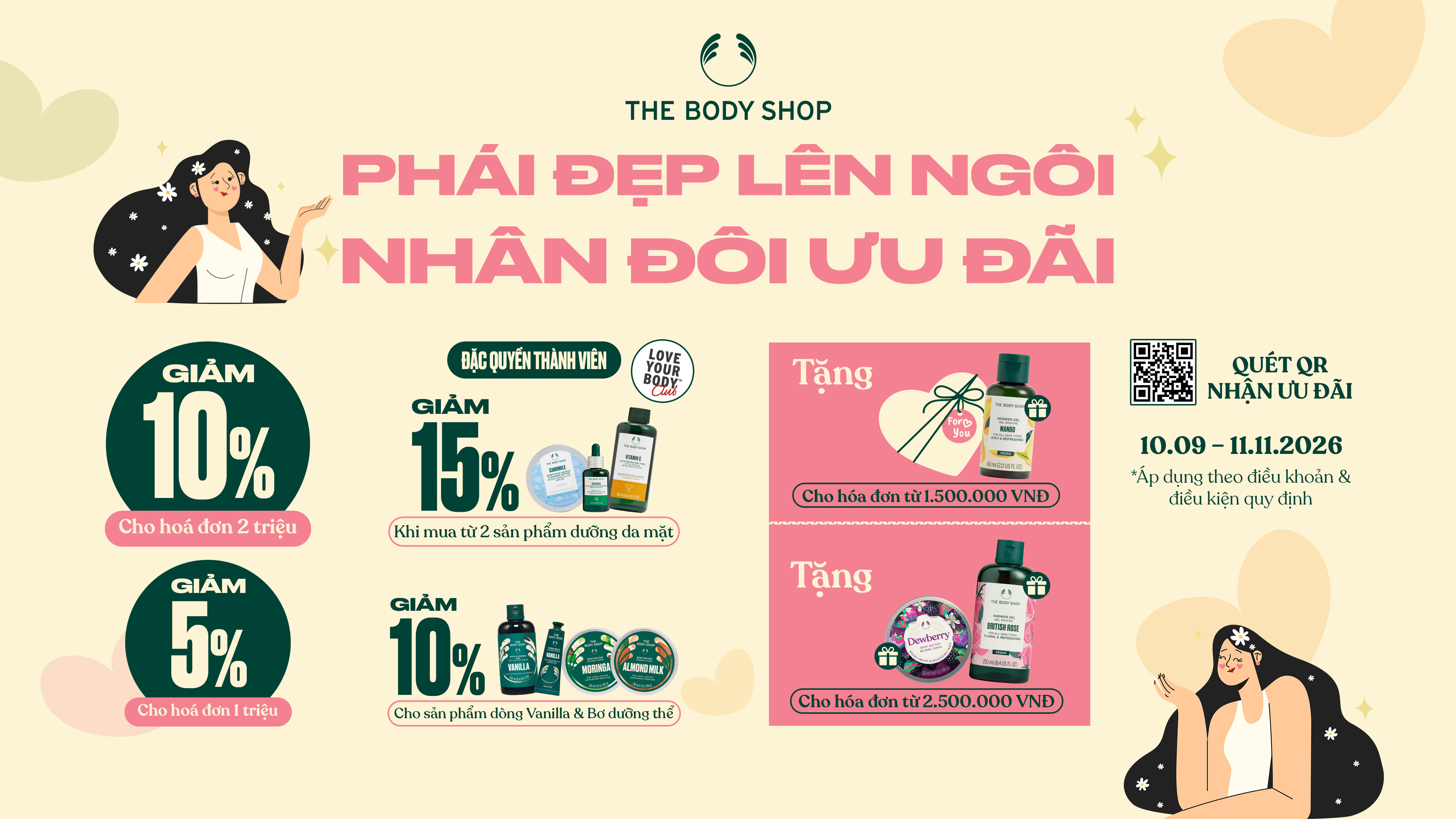 ✨ ĐẶC QUYỀN LÊN NGÔI – NHÂN ĐÔI ƯU ĐÃI 💚