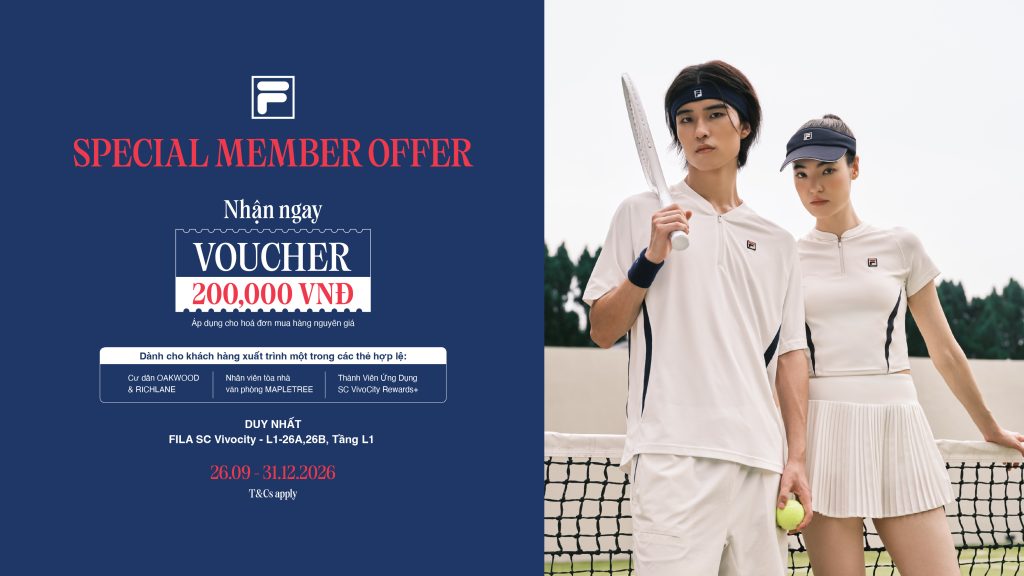 FILA – SPECIAL MEMBER OFFER