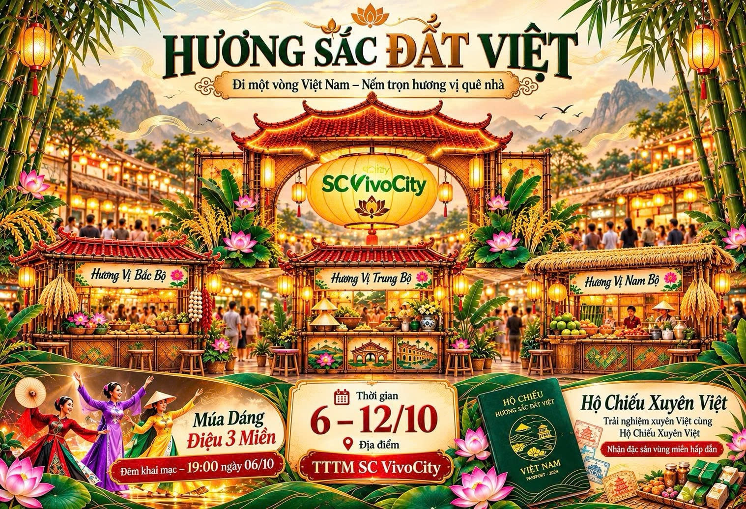 HƯƠNG SẮC ĐẤT VIỆT – ĐI MỘT VÒNG VIỆT NAM, NẾM TRỌN HƯƠNG VỊ QUÊ NHÀ